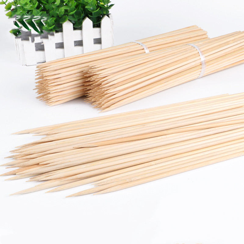 Corn Dog Stick - 100pcs 20-50CM 일회용 음식 스틱 대나무