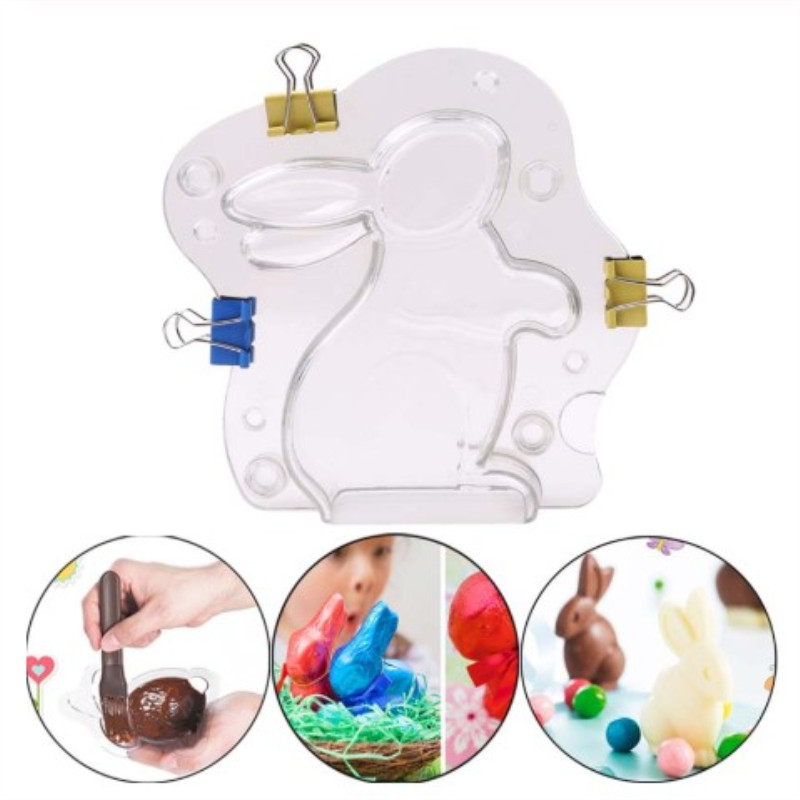 Bunny Cake Mold - 새로운 3D 토끼 모양의 초콜릿 금형