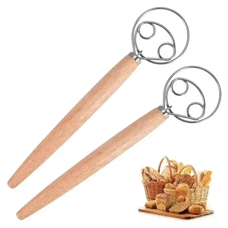 Danish Pancake Pan - 13인치 덴마크식 반죽 거품기 스테인리스 스틸