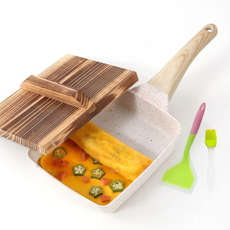 Egg Waffle Pan - 들러붙지 않는 일본 오믈렛 타마고야키 프라이팬,