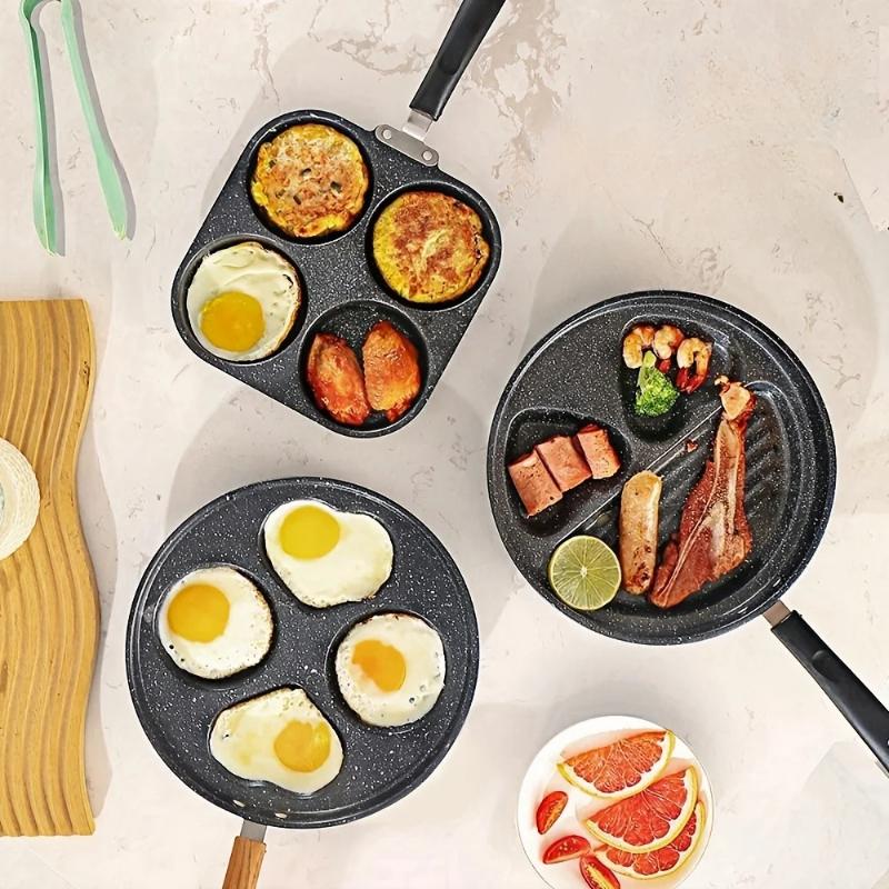 붙지 않는 다중 구멍 계란 버거 팬케이크 팬 고열 전도 - Mini Pancake Griddle 리뷰 및 가격