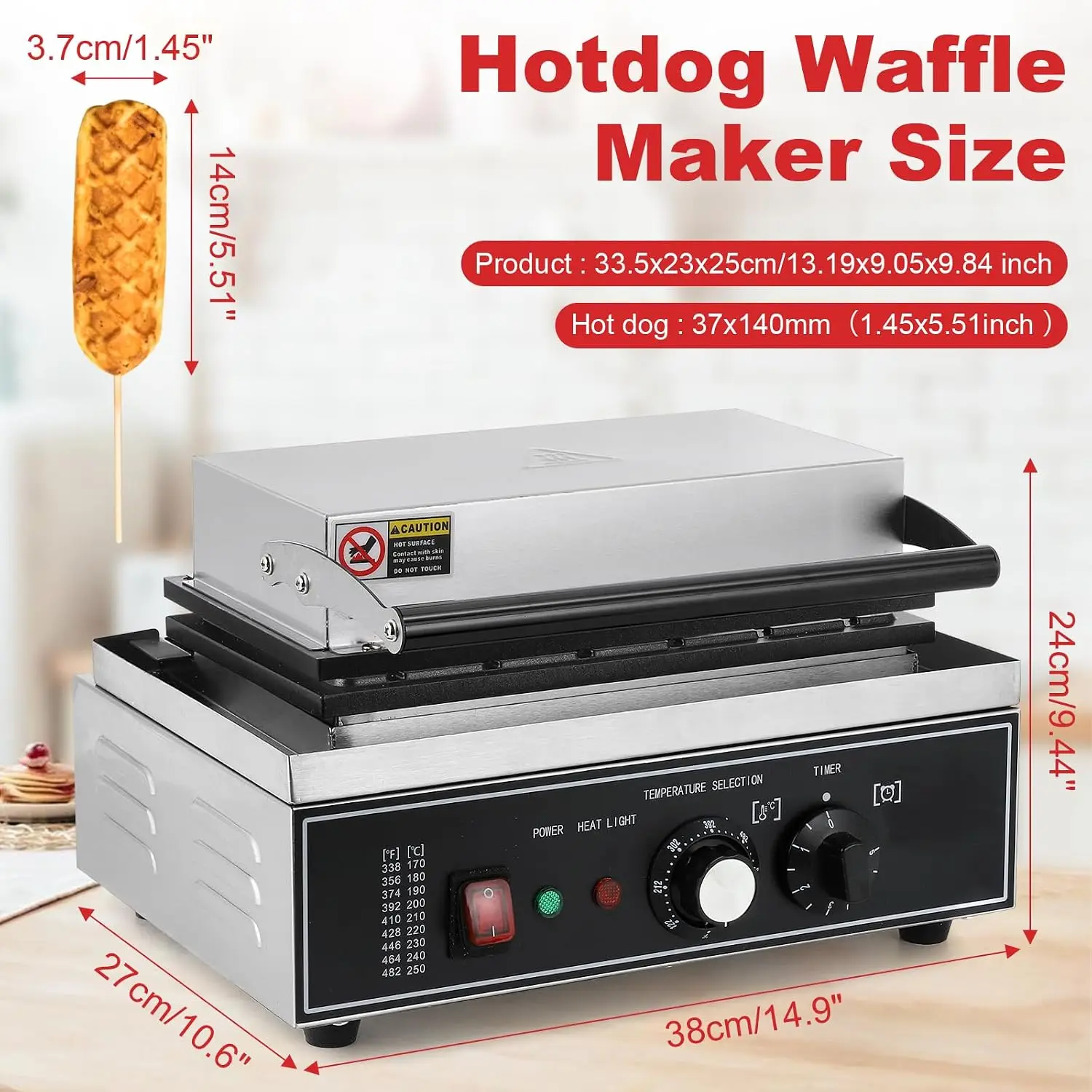 6개입 콘도그 메이커, 1550W 상업용 와플 스틱 메 - Corn Dog Stick 리뷰 및 가격