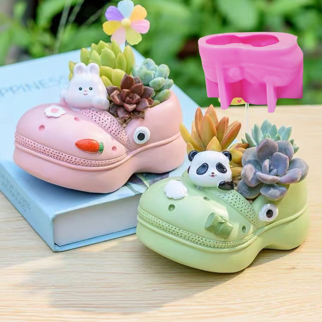 3D 동물 슬리퍼 다육 식물 화분 송진 실리콘 몰드 구 - Potsticker Mold 리뷰 및 가격