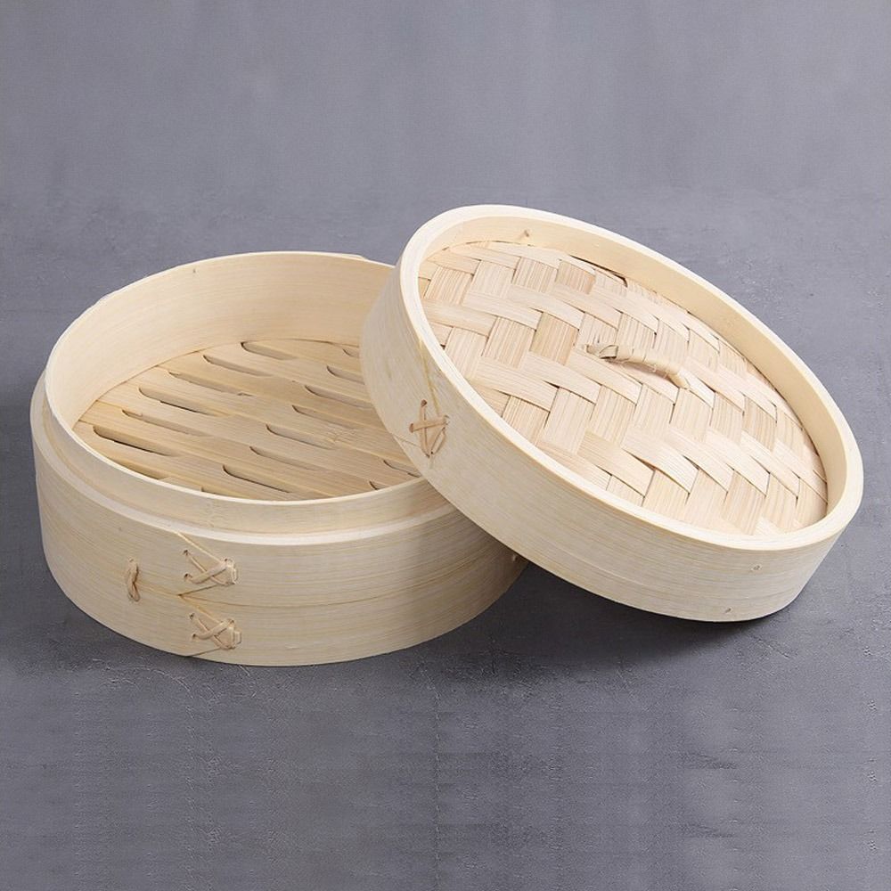 중국식 찜기 대나무 찜기 덮개가 있는 딤섬 찜기 만두  - Bao Steamer Bamboo 리뷰 및 가격