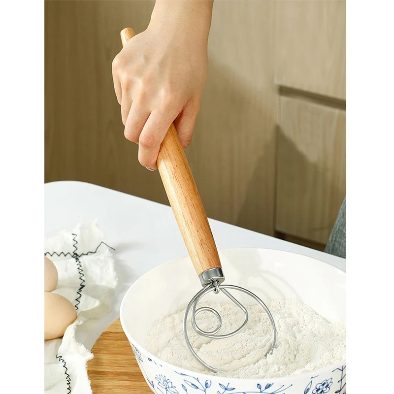 13인치 스테인레스 스틸 덴마크식 반죽 거품기 나무 손 - Danish Pancake Pan 리뷰 및 가격