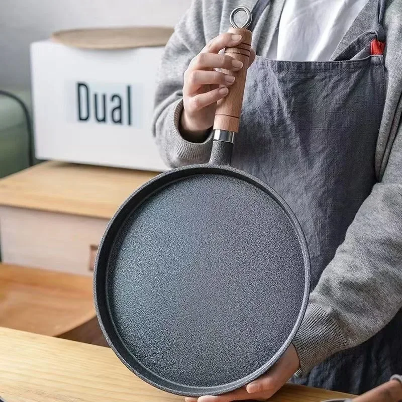 26cm 주철 프라이팬 코팅되지 않은 붙지 않는 계란  - Mini Pancake Griddle 리뷰 및 가격
