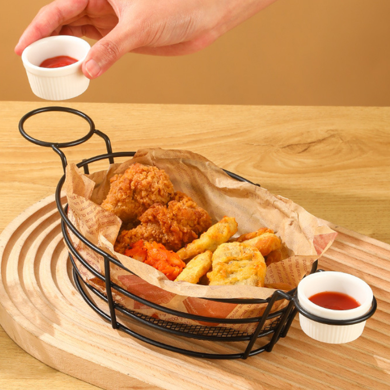 새로운 보트 모양 프렌치 프라이 바구니, 프라이드 치킨 - Dim Sum Basket 리뷰 및 가격
