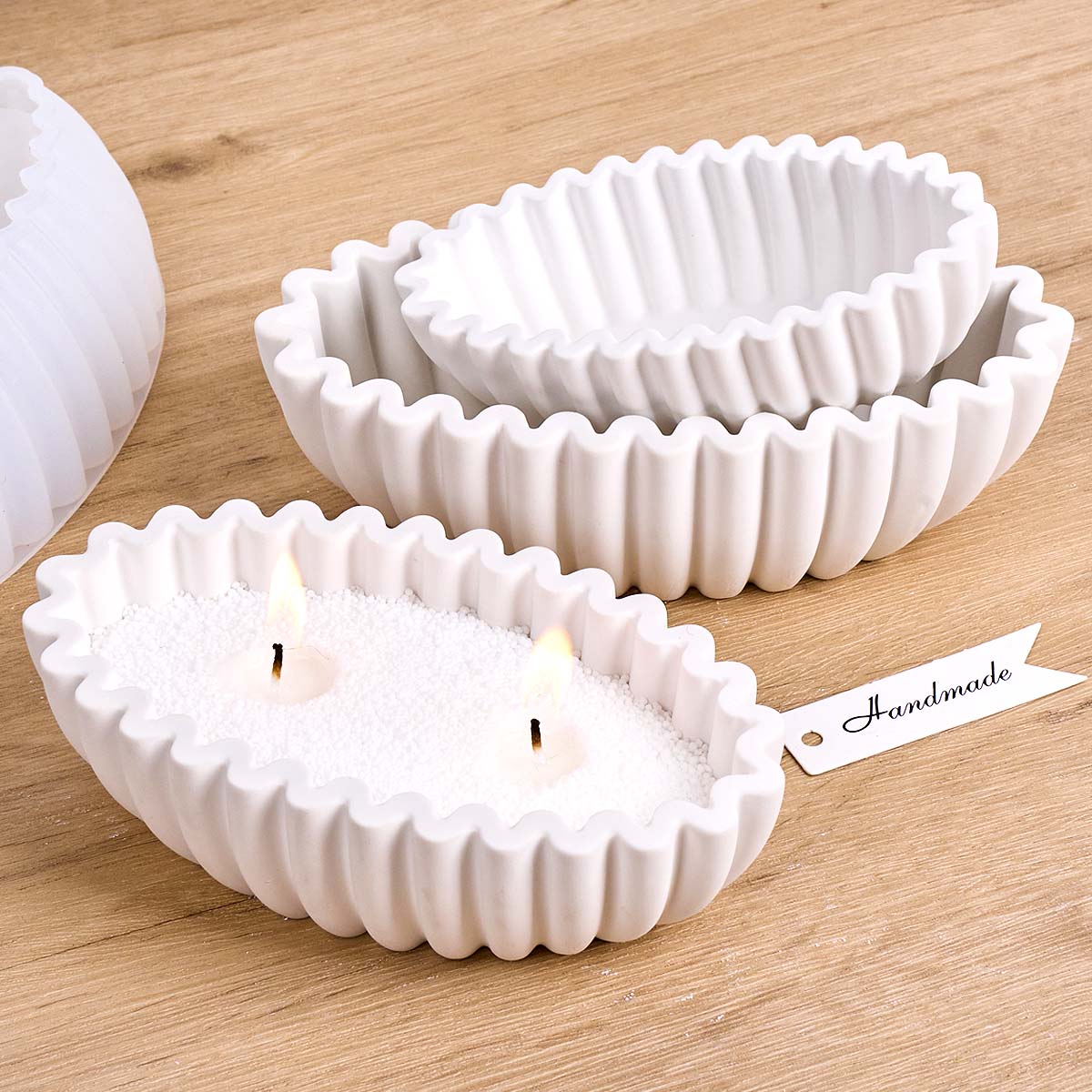 S/M/L 타원형 줄무늬 수납 그릇 실리콘 몰드 다용도 - Potsticker Mold 리뷰 및 가격
