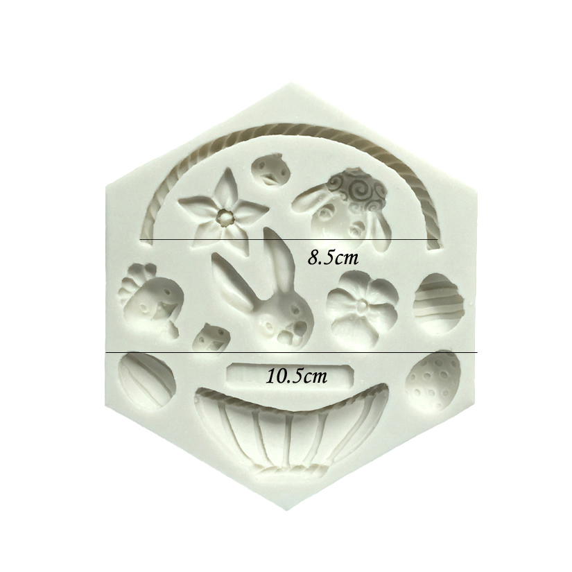 부활절 토끼 실리콘 몰드 퐁당 케이크 장식 도구 캔디  - Bunny Cake Mold 리뷰 및 가격