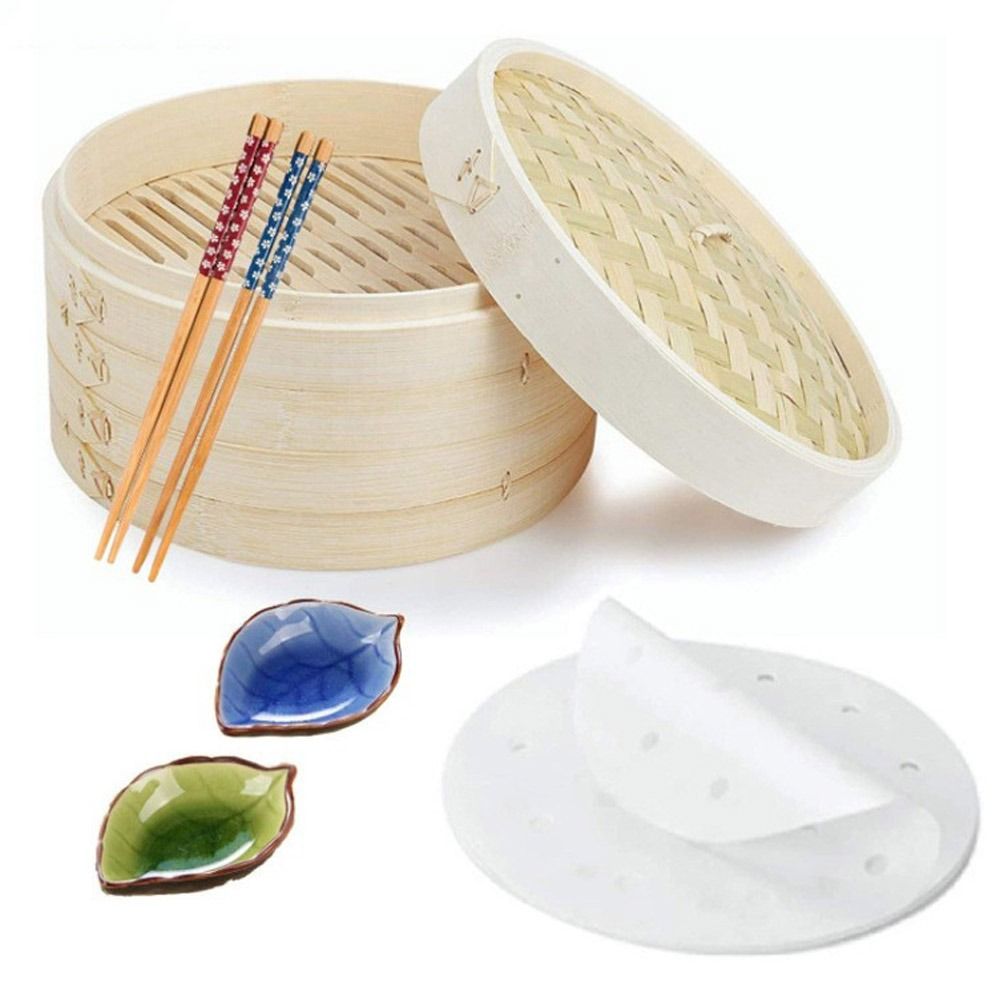 중국식 찜기, 대나무 찜기(뚜껑 포함), 바오 번, 만 - Bao Steamer Bamboo 리뷰 및 가격